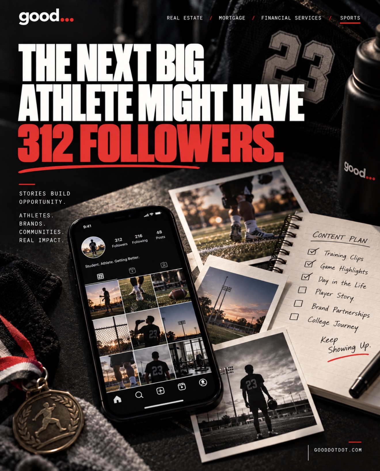 The Next Big Athlete Might Have 312 Followers.